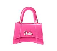 MINISO Mini Barbie Hourglass Jelly Purse Handbag for Women, Trendy Tote Shoulder Chain Bag, Cute Crossbody Bag for female, Ideal Gift