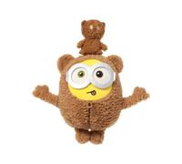 MINISO Mininos Plush Toy, 11 Inch Minion Teddy, Bob Plushie Stuffed Doll for Minino Fans, Bob's Outfit Change with Tim Soft Toy, Minion Soft Cuddly Toy for Girls and Boys, Birthday Gift