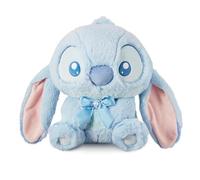 MINISO Stitch Plush 15inch, Medium Lilo und Stitch Soft Toys, Blue Bow Stitchs Teddy for Kids, Cuddly Stuffed Animal Plushies, Disney Stitchs Doll Birthday Gifts for Girl Boy