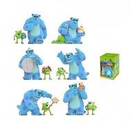 MINISO Sulley and MikeWazowski lmage Disney Monster PowerCompany Work Log Series HandmadeBlind Bag Desktop Ornament, BirthdayGift