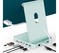 Minisopuru iExpandMate DS802PRO Hub for iMac M1/M3/M4 24-inch With 4K@60Hz HDMI, USB C Charging, 2.5GbE, 4TB M.2 SSD Enclosure, SD/TF, Audio | Green