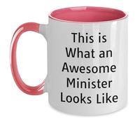 Minister Two Tone Quote This Is What An | Ceramic Coffee Mug | 11 OZ