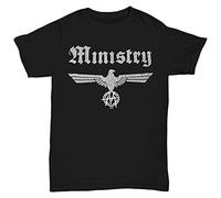 Ministry Band T-Shirt Graphic Printed Mens Black Mens Unisex Tee XXL