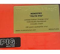 MINISTRY - FILTH PIG ( NUMBERED ORANGE VINYL)