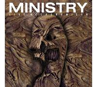 MINISTRY - LIVE NECRONOMICON - BLACK/GOLD SPLATTER - Vinyl Record - A4z