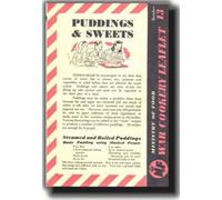 Ministry of Food Leaflet - Puddings and Sweets leaflet - from World War 2