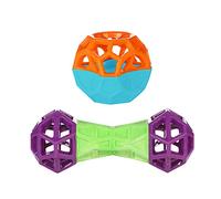 Ministry Of Pets Fetch 'n' Play Toys With Cage Detail for Dogs - Pack of 4