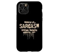 Ministry of Sarcasm General Manager Funny Work Humor Case for iPhone 11 Pro