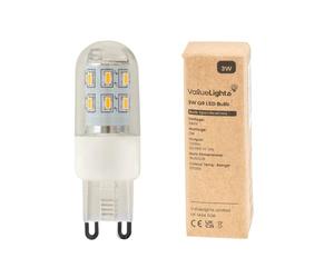 MiniSun | 3W High Power Energy Saving G9 LED Light Bulbs | LED Bulbs, Home Décor & Improvement Essential | Pack of 10 | 300 Lumens [3000K Warm White]