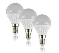 MiniSun | 4W LED SES E14 Golfball Energy Saving Long Life Light Bulbs | LED Bulbs, Home Décor & Improvement Essential | Pack of 3 | 6500K Cool White