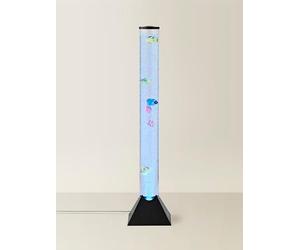 MiniSun | 80cm Colour Changing LED Bubble Tower Floor | Sensory & Mood Lighting, Home Décor & Improvement Essential | Includes Assorted Fish
