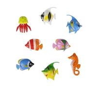 MiniSun | Assorted Bubble Lamp Aquarium Tropical Fish/Jellyfish and Seahorse | Mood Lights, Home Décor & Improvement Essential | Pack of 8