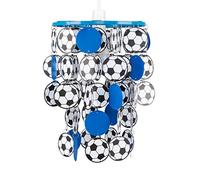 MiniSun | Blue Football Ceiling Light Shade | Children's Lighting, Home Décor & Improvement Essential | 230cm Shade Width