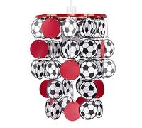 MiniSun | Boys Red Football Ceiling Light Shade | Children's Lighting, Home Décor & Improvement Essential | 230cm Shade Width