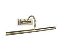 MiniSun | Capri Adjustable Antique Gold Mains Powered Display Wall Light | Hardwired Picture & Display Lights, Home Décor & Improvement Essential | Mains Wired