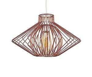 MiniSun | Disperse Geometric Design Copper Wire Basket Cage Ceiling Pendant Light Shade + LED Bulb | Ceiling Lights & Home Improvements Essential | 36.5cm Shade Width