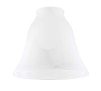 MiniSun | Frosted White Marble Effect Glass Replacement Shades | Lamp Shades, Home Décor & Improvement Essential | Pack of 3 | 135mm Shade Width