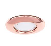 MiniSun | GU10 Ceiling Downlight Fittings in a Copper Finish | Home Décor, Bedside & Desk Lamp | Pack of 10 | Mains Wired