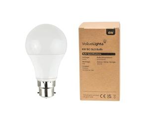 MiniSun | High Power 6W LED BC B22 SMD GLS Energy Saving Long Life Bulbs | LED Bulbs, Home Décor & Improvement Essential | Pack of 10 | Includes Bulb [3000K Warm White]