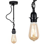 MiniSun | Industrial Steampunk Satin Black Wall Light Fitting | Outdoor Wall Lights, Home Décor & Improvement Essential