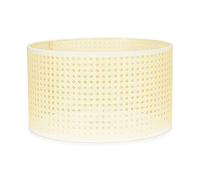 MiniSun | Large Modern Cream Rattan Lamp Shade | Lamp Shades, Home Décor & Improvement Essential | 35cm Shade Width