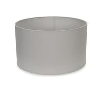 MiniSun | Medium Modern Grey Fabric Drum Light Shade | Lamp Shades, Home Décor & Improvement Essential | 350mm Shade Width