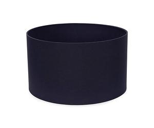 MiniSun | Medium Modern Navy Blue Fabric Drum Light Shade | Lamp Shades, Home Décor & Improvement Essential | 35cm Shade Width