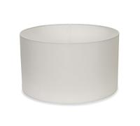 MiniSun | Medium Modern White Fabric Drum Light Shade | Lamp Shades, Home Décor & Improvement Essential | 350mm Shade Width