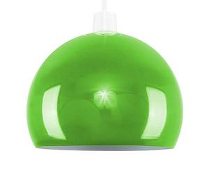 MiniSun | Mini Retro Gloss Green Metal Dome Ceiling Light Shade | Pendant Lights, Home Décor & Improvement Essential | 20cm Shade Width