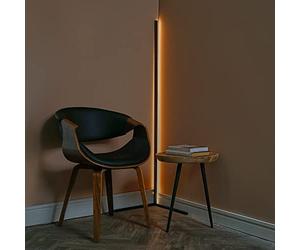 MiniSun | Modern 25W LED Tri-Bar Black Corner Floor Lamp | Floor Lamps & Torchieres, Home Décor & Improvement Essential | 3000K Warm White