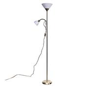 MiniSun | Modern Antique Brass 2 Way Mother/Father and Child Floor Lamp | Floor Lamps & Torchieres, Home Décor & Improvement Essential