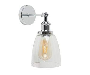 MiniSun | Modern Black Chrome Adjustable 3 Way Round Plate Ceiling Torch Head Spotlight | Wall Spotlights, Home Décor & Improvement Essential | Includes Bulb [6500K Cool White] | Mains Wired