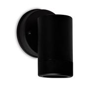 MiniSun | Modern Black External LED Down Wall Porch Light | Outdoor Wall Lights, Home Décor & Improvement Essential | Includes 5W Warm White LED Bulb
