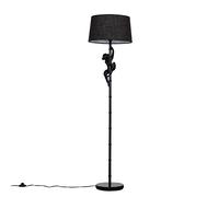 MiniSun | Modern Black Hanging Monkey Floor Lamp with a Black Tapered Shade | Floor Lamps & Torchieres, Home Décor & Improvement Essential