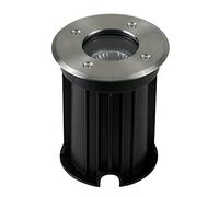 MiniSun | Modern Bushed Chrome IP54 Rated Outdoor Walk Over Lights | Flood & Spot Lighting, Home Décor & Improvement Essential | Pack of 10