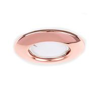 MiniSun | Modern Copper Recessed GU10 Ceiling Spotlight Downlights | LED Bulbs, Home Décor & Improvement Essential | Pack of 6 | Includes Bulb [Warm White]