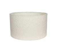 MiniSun | Modern Cream Boucle Drum Light Shade | Lamp Shades, Home Décor & Improvement Essential | 35cm Shade Width