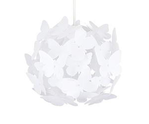 MiniSun | Modern Globe Design Ceiling Light Shade with White Butterflies | Pendant Lights, Home Décor & Improvement Essential | 315mm Shade Width