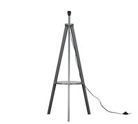 MiniSun | Modern Grey Wood Tripod Design Floor Lamp Base with Storage Shelf | Floor Lamps & Torchieres, Home Décor, Improvement & Lifestyle Essential