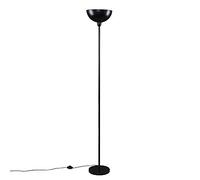 MiniSun | Modern Matt Black Uplighter Floor Lamp with a Bowl Shaped Shade | Floor Lamps & Torchieres, Home Décor & Improvement Essential