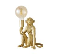 MiniSun | Modern Metallic Gold Painted Monkey Design Table Lamp | Table Lamps & Home Improvements Essential