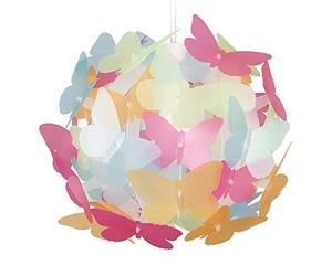 MiniSun | Modern Multi Coloured Butterflies Ceiling Pendant Light Shade | Pendant Lights, Home Décor & Improvement Essential | 31.5cm Shade Width