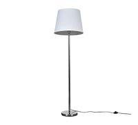 Charlie Modern Stem Silver Floor Lamp ValueLights Silver One Size