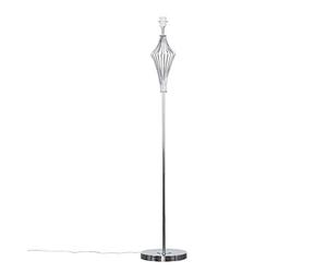 MiniSun | Modern Polished Chrome Metal Wire Geometric Diamond Design Floor Lamp Base | Floor Lamps & Torchieres, Home Décor & Improvement Essential