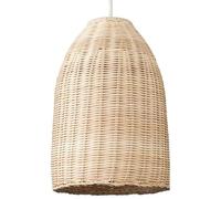 MiniSun | Modern Rattan Basket Ceiling Light Shade in a Natural Wicker Finish | Pendant Lights, Home Décor & Improvement Essential | 210cm Shade Width