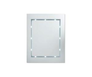 MiniSun | Modern Slim LED Battery Operated Illuminating Rectangular Design Bathroom Mirror | Wall-Mounted Vanity Mirrors, Home Décor & Improvement Essential