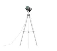 MiniSun | Modern White and Chrome Studio Style Adjustable Spotlight Tripod Floor Lamp | Floor Lamps & Torchieres, Home Décor, Improvement & Lifestyle Essential