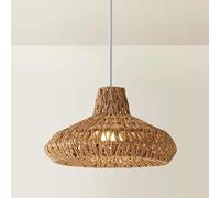 MiniSun | Natural Woven Ceiling Light Shade | Pendant Lights, Home Décor & Improvement Essential | 35cm Shade Width