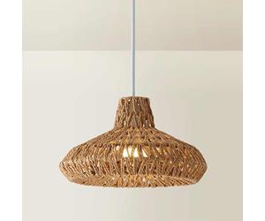 MiniSun | Natural Woven Ceiling Light Shade | Pendant Lights, Home Décor & Improvement Essential | 35cm Shade Width