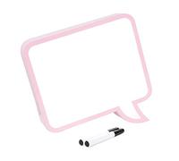 MiniSun Novelty LED Battery Operated Pink Speech Bubble Design Light Up Message Board - Supplied with Black Marker Pens
